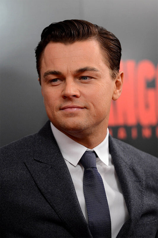 Actor Producer Leonardo Dicaprio In Black Jacket Poster Wall Art Print Home Wall Decor - xonomax