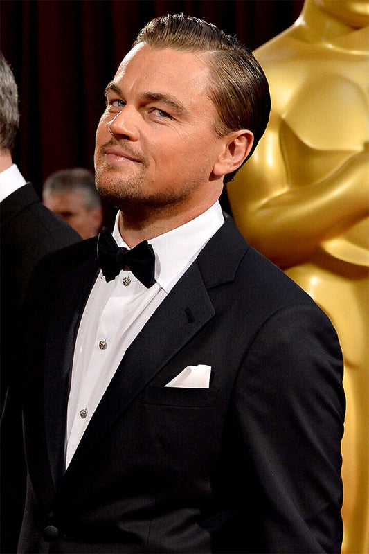 Actor Actress Leonardo Dicaprio In Black Jacket Poster Wall Art Print Home Wall Decor - xonomax