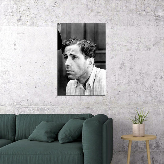 Humphrey Bogart American Actor Artist Vintage Poster Wall Art Print Home Wall Decor - xonomax