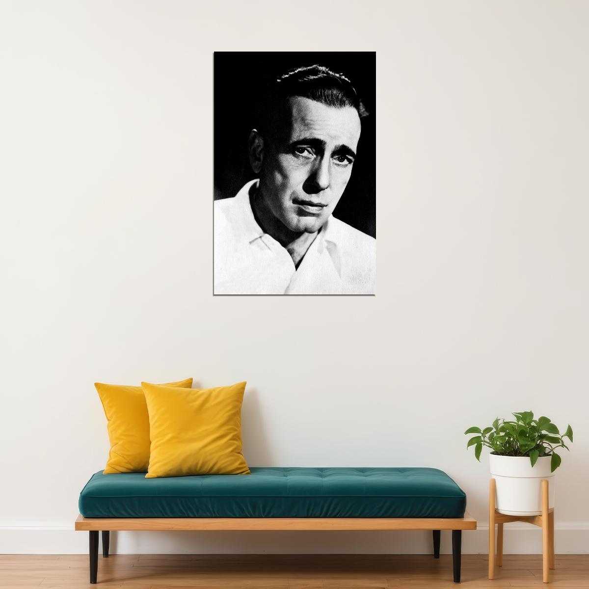 Humphrey Bogart American Actress Poster Wall Art Print Home Wall Decor - xonomax