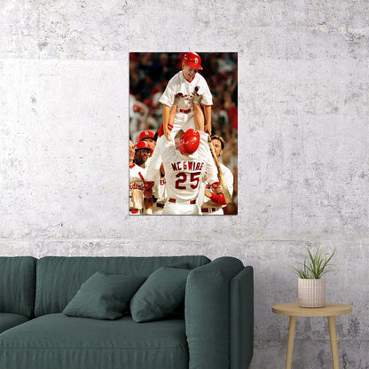 Mark Mcgwire Cardinals Baseball Poster Wall Art Print Home Wall Decor - xonomax