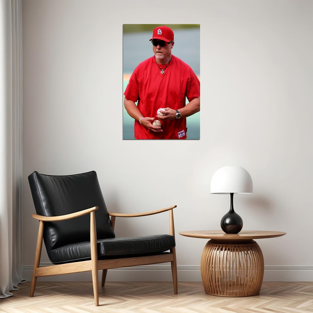Mark Mcgwire Home Run Baseball Athlete Poster Wall Art Print Home Wall Decor - xonomax