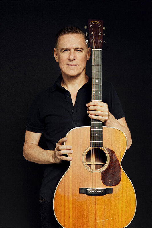 Bryan Adams With Guitar Singer Artist Musician Poster Wall Art Print Home Wall Decor - xonomax