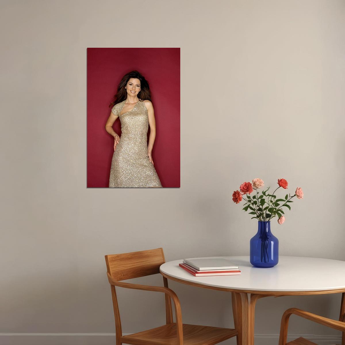 Shania Twain Musician Songwriter Artist Poster Wall Art Print Home Wall Decor - xonomax