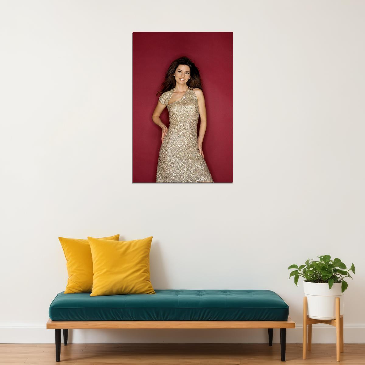 Shania Twain Musician Songwriter Artist Poster Wall Art Print Home Wall Decor - xonomax