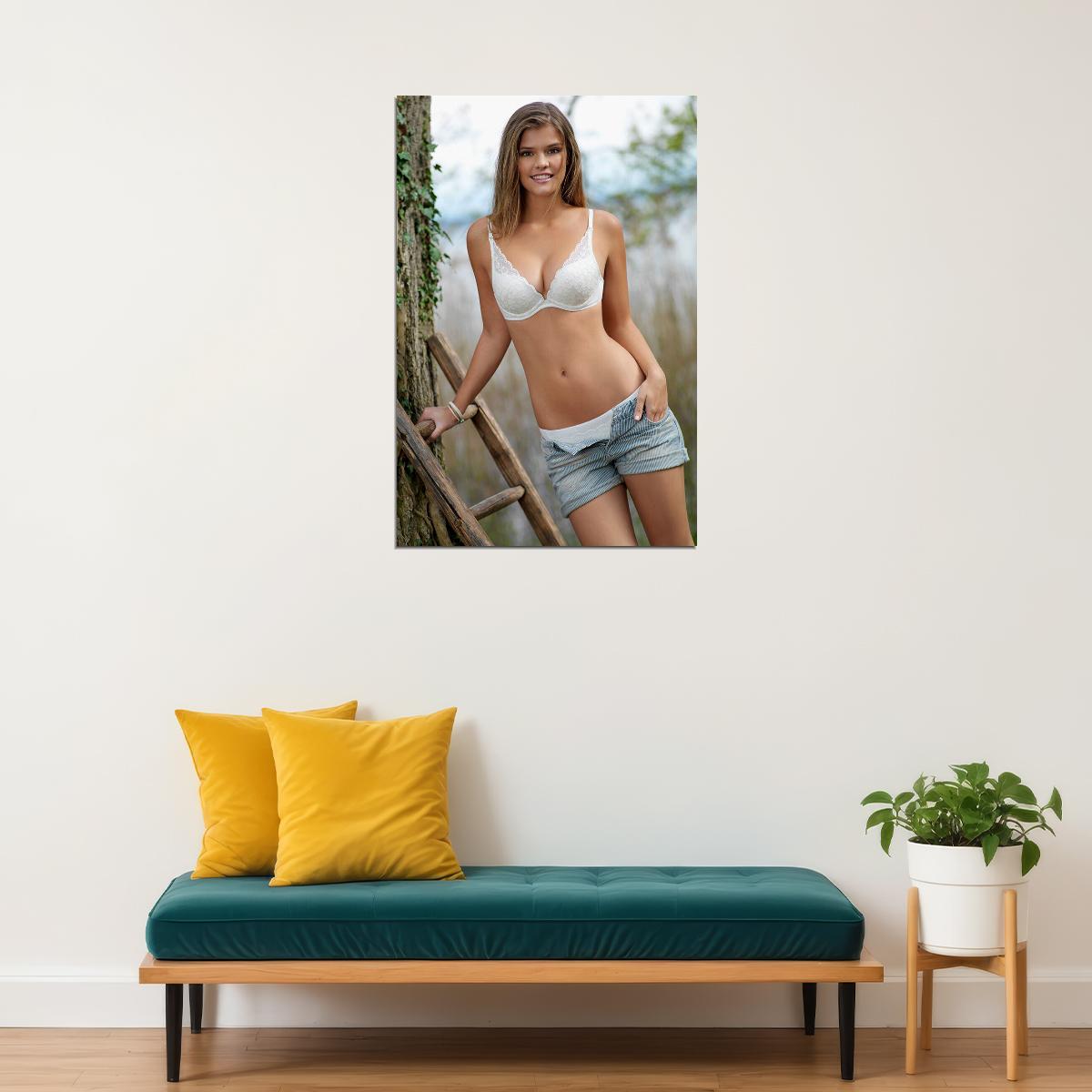 Babes In The Woods Posed Nature Model Poster Wall Art Print Home Wall Decor - xonomax