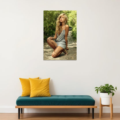 Babes In The Woods Blonde Hair Female Model Poster Wall Art Print Home Wall Decor - xonomax