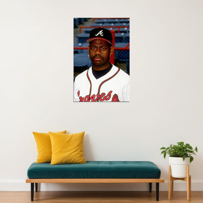 Marquis Grissom Athlete Atlanta Sport Poster Wall Art Print Home Wall Decor - xonomax