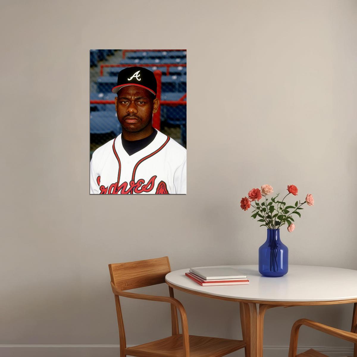 Marquis Grissom Athlete Atlanta Sport Poster Wall Art Print Home Wall Decor - xonomax