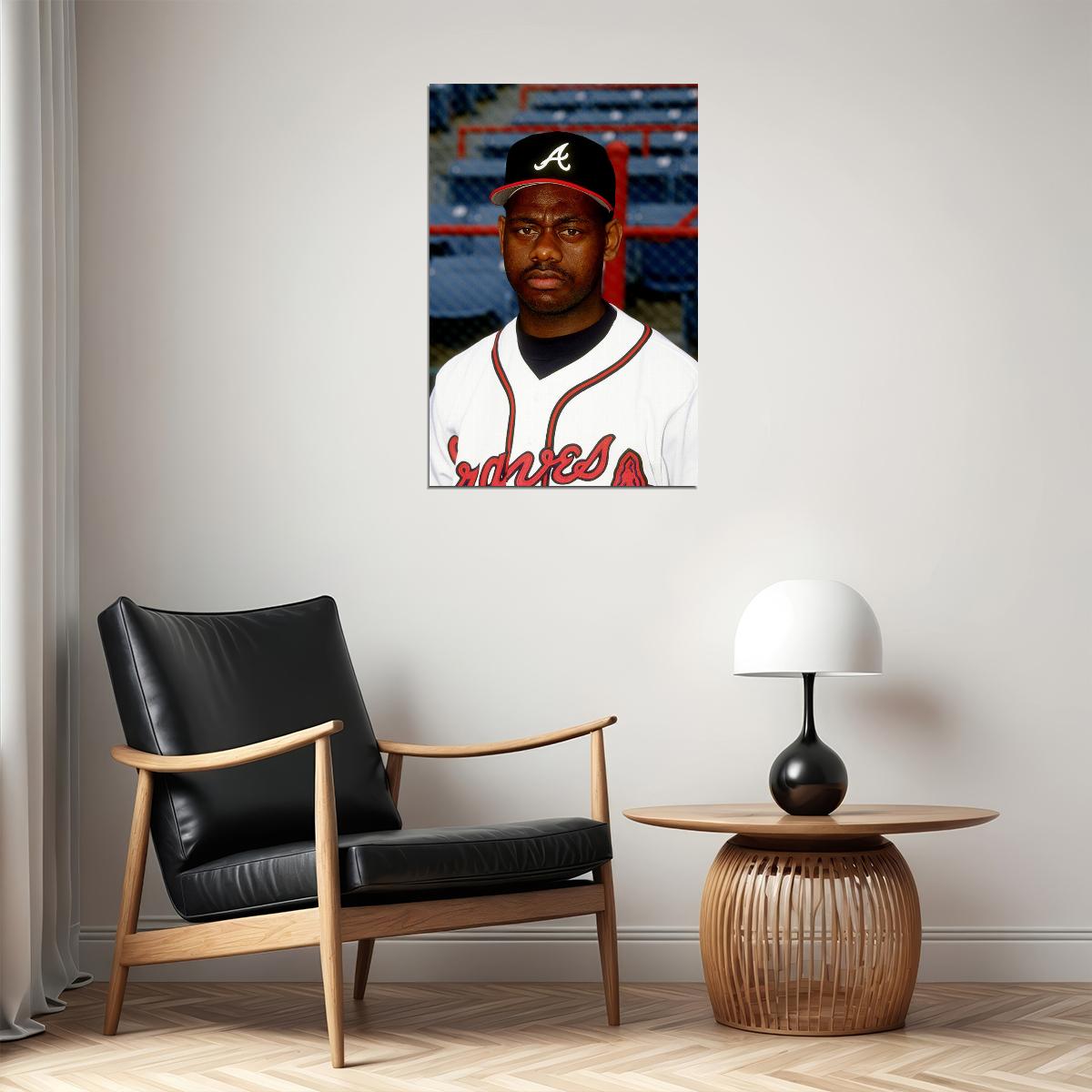 Marquis Grissom Athlete Atlanta Sport Poster Wall Art Print Home Wall Decor - xonomax