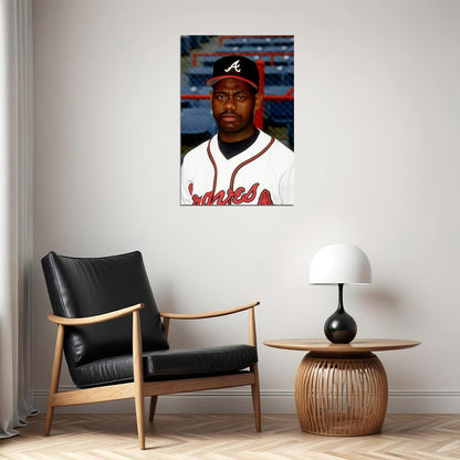 Marquis Grissom Athlete Atlanta Sport Poster Wall Art Print Home Wall Decor - xonomax