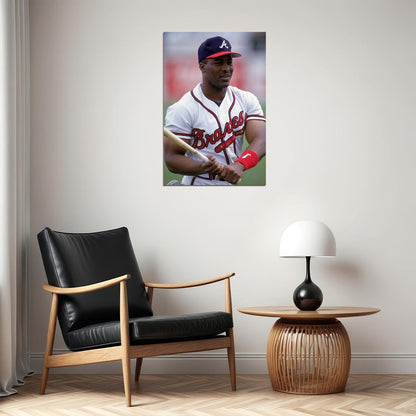 Baseball Ron Gant Athlete Atlanta Poster Wall Art Print Home Wall Decor - xonomax