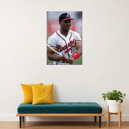 Baseball Ron Gant Athlete Atlanta Poster Wall Art Print Home Wall Decor - xonomax