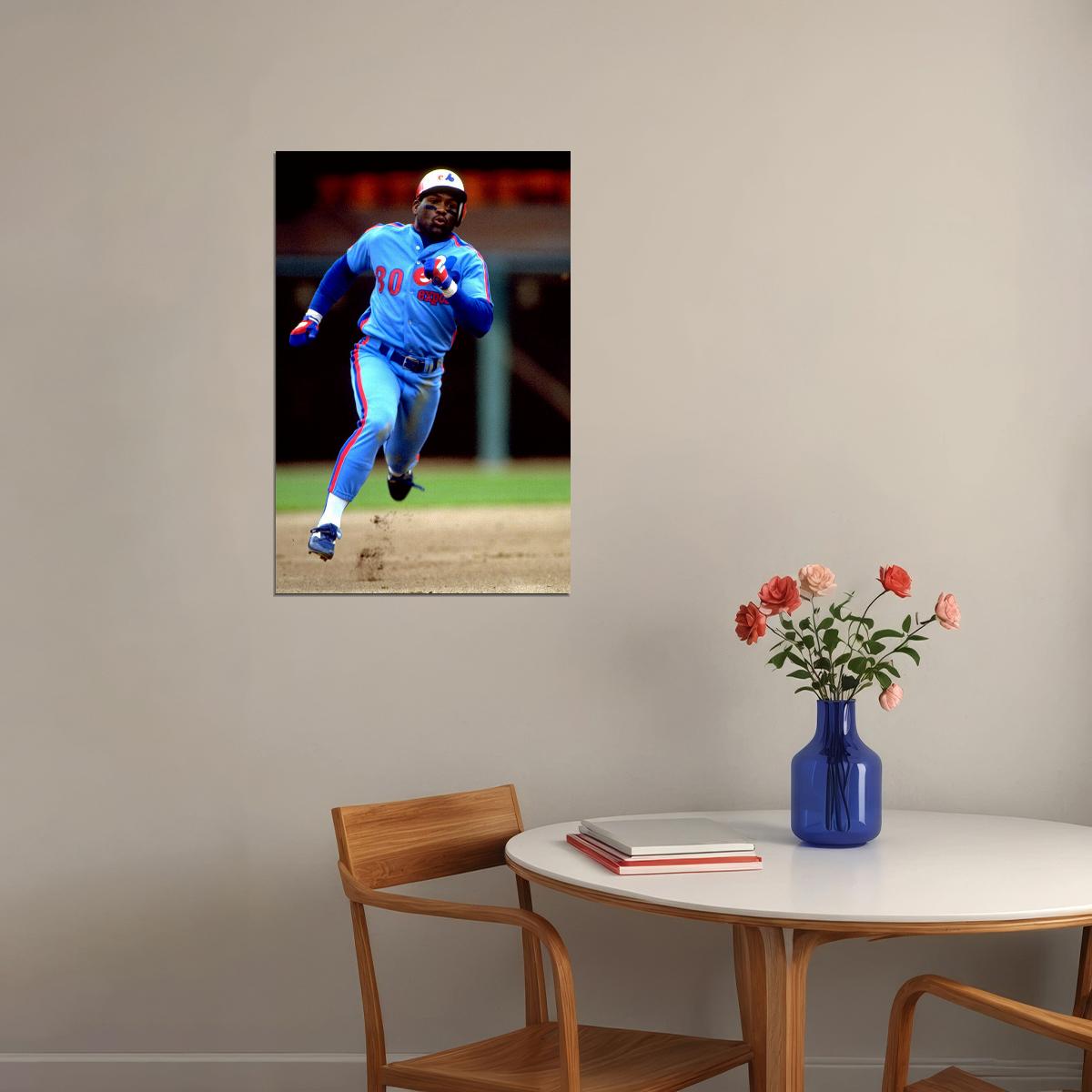 Baseball Tim Raines Chicago Poster Wall Art Print Home Wall Decor - xonomax