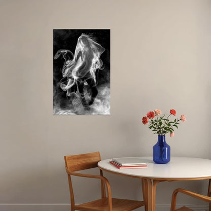 Holy Smoke Black White Picture Poster Wall Art Print Home Wall Decor - xonomax