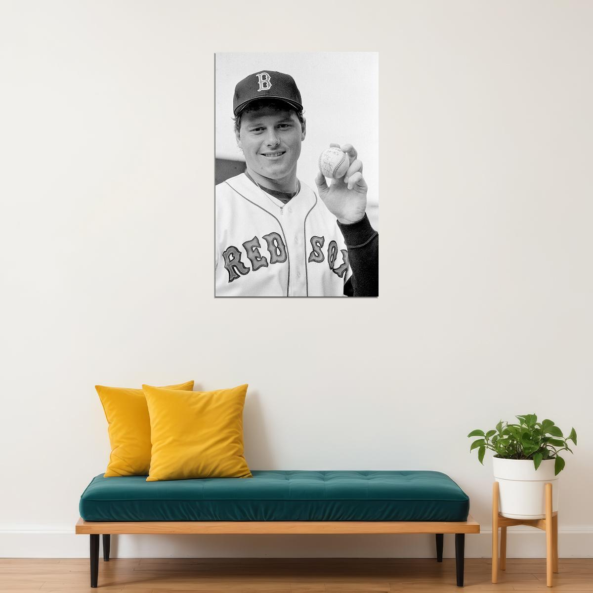 Roger Clemens Boston Baseball Poster Wall Art Print Home Wall Decor - xonomax