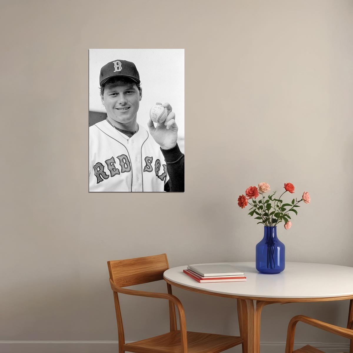 Roger Clemens Boston Baseball Poster Wall Art Print Home Wall Decor - xonomax