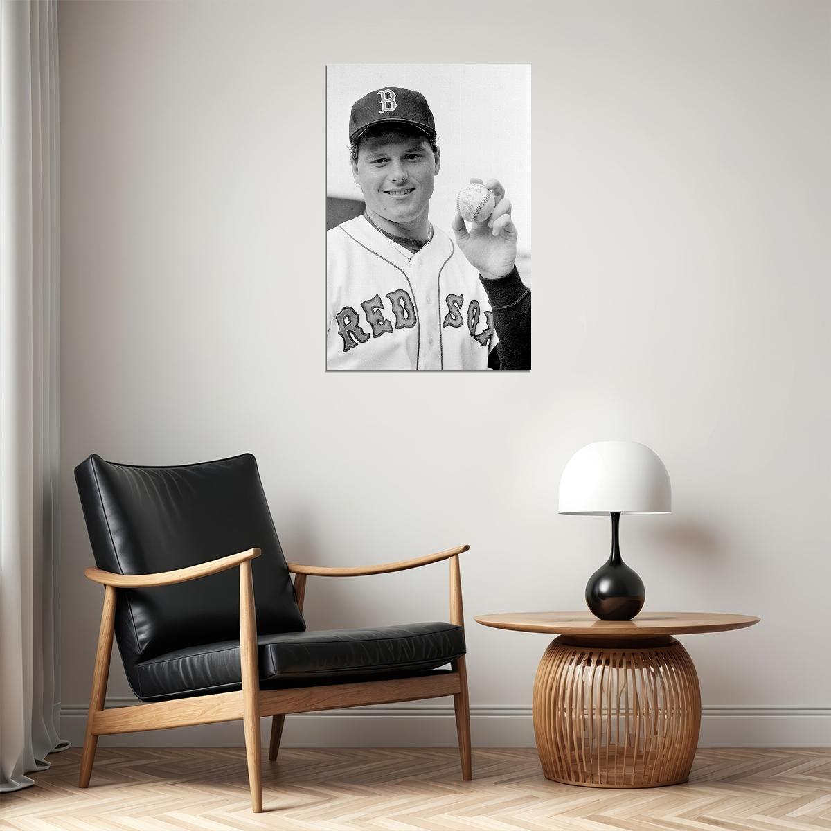 Roger Clemens Boston Baseball Poster Wall Art Print Home Wall Decor - xonomax