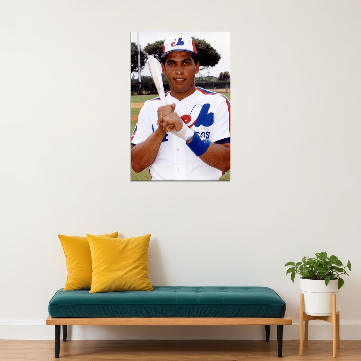 Baseball Andres Galarraga Expos Sports Poster Wall Art Print Home Wall Decor - xonomax