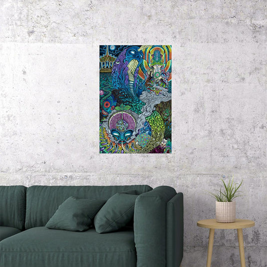 Voyager Psychedelic Design Picture Poster Wall Art Print Home Wall Decor - xonomax