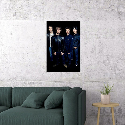 Oasis British Music Group Musicians Picture Poster Wall Art Print Home Wall Decor - xonomax