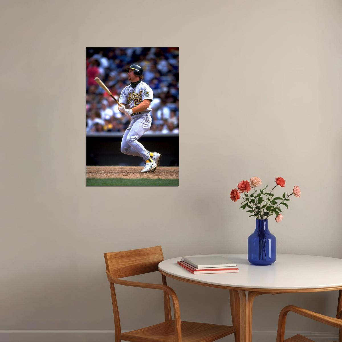 Mark Mcgwire Oakland A's Mlb Baseball Sport Poster Wall Art Print Home Wall Decor - xonomax