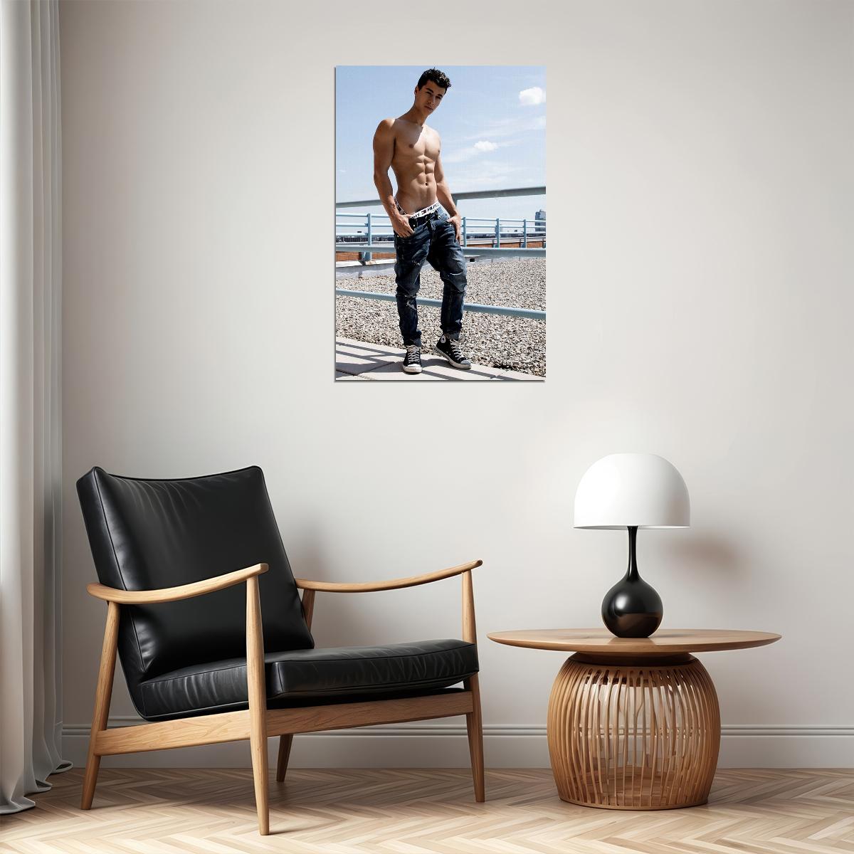 Student Body Workout Sexy Male Model Poster Wall Art Print Home Wall Decor - xonomax