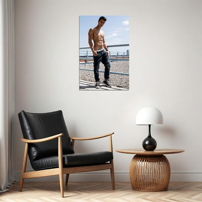 Student Body Workout Sexy Male Model Poster Wall Art Print Home Wall Decor - xonomax