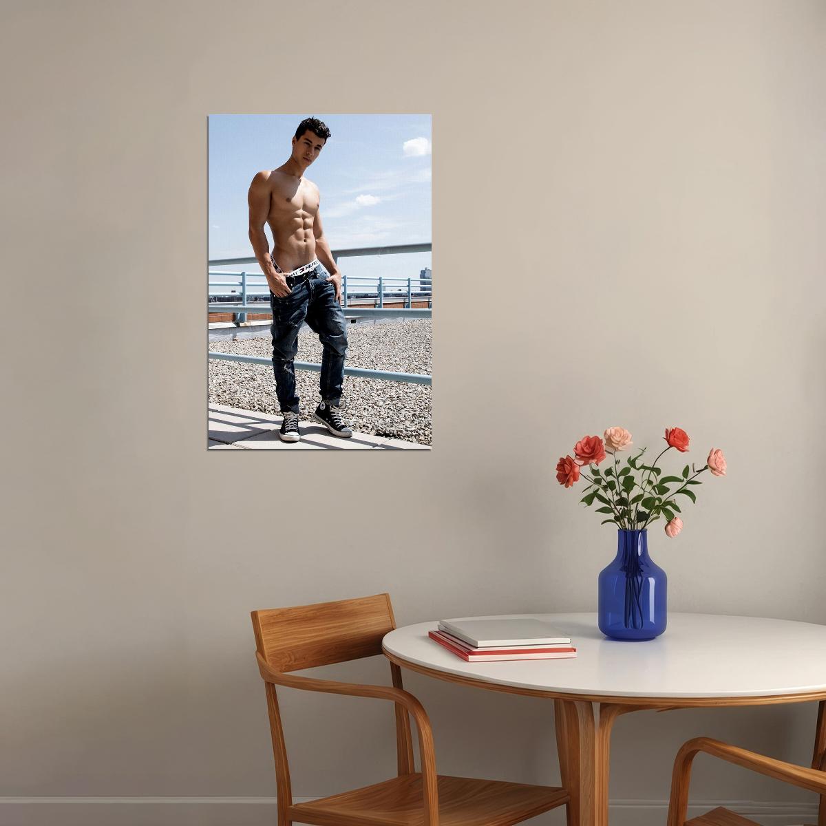 Student Body Workout Sexy Male Model Poster Wall Art Print Home Wall Decor - xonomax