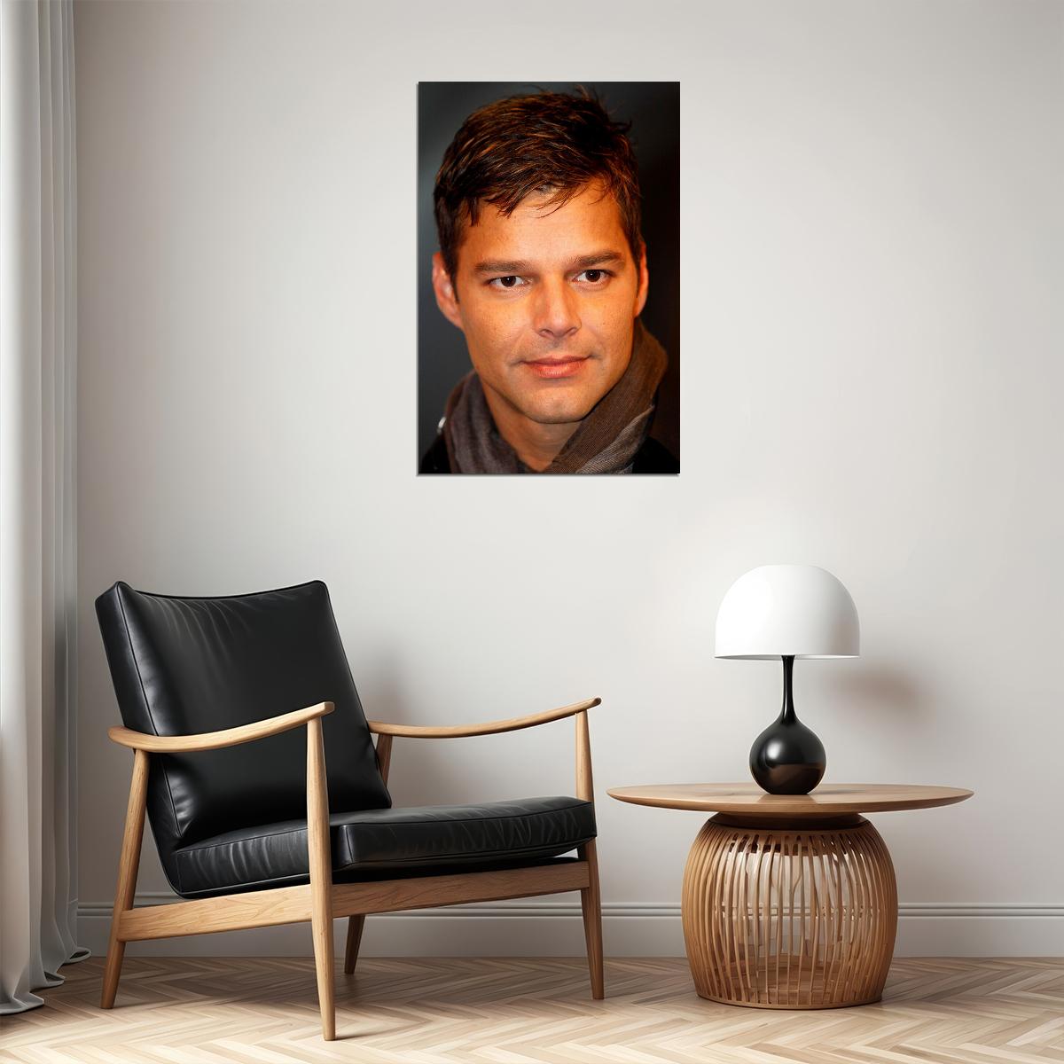 Ricky Martin Looking Across Musician Artist Poster Wall Art Print Home Wall Decor - xonomax