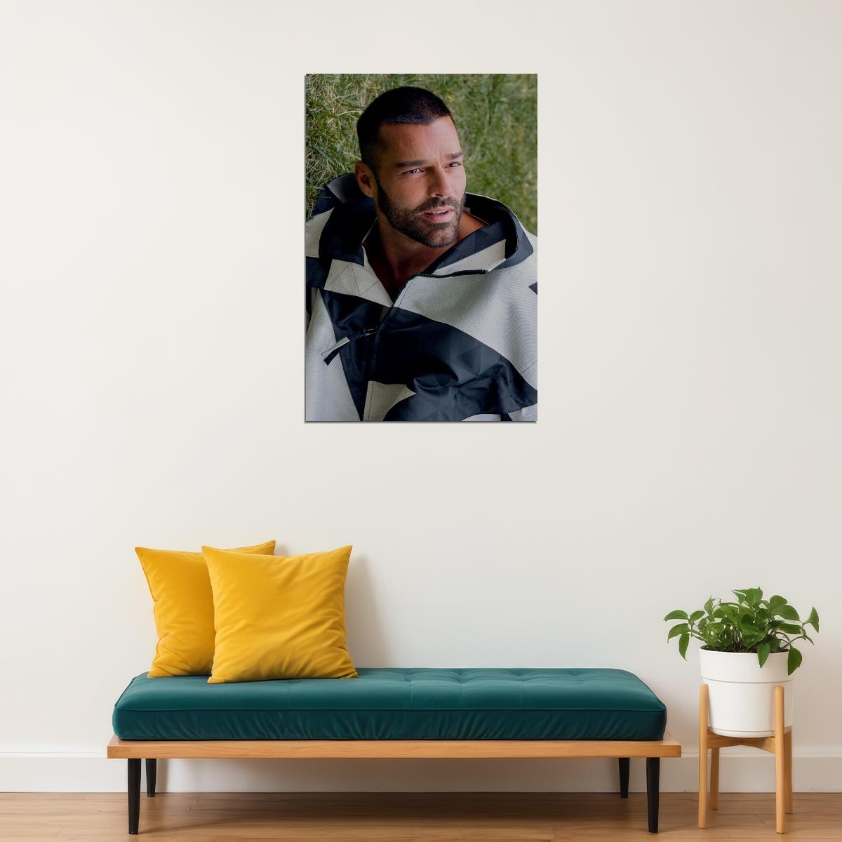 Ricky Martin Songwriter Writer Artist Poster Wall Art Print Home Wall Decor - xonomax
