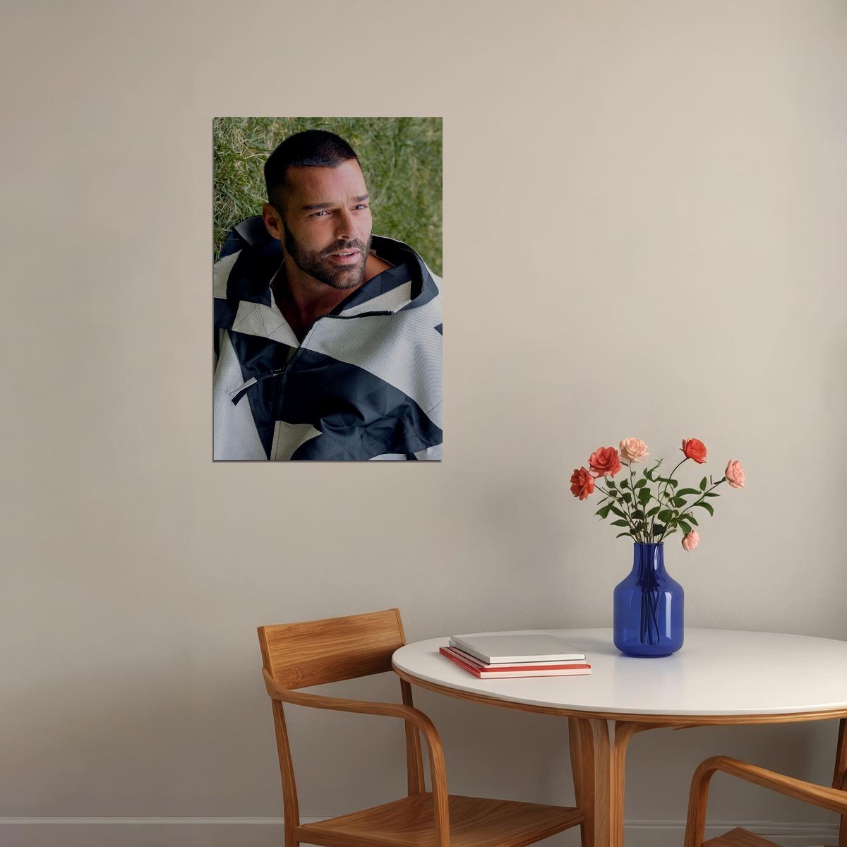 Ricky Martin Songwriter Writer Artist Poster Wall Art Print Home Wall Decor - xonomax
