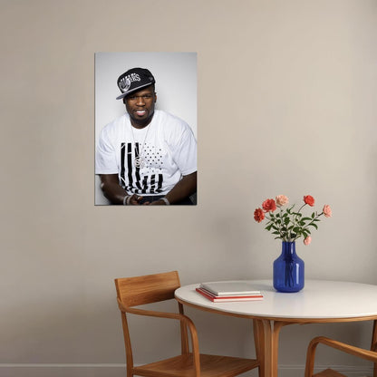 50 Cent Posed Actor Rapper Artist Poster Wall Art Print Home Wall Decor - xonomax