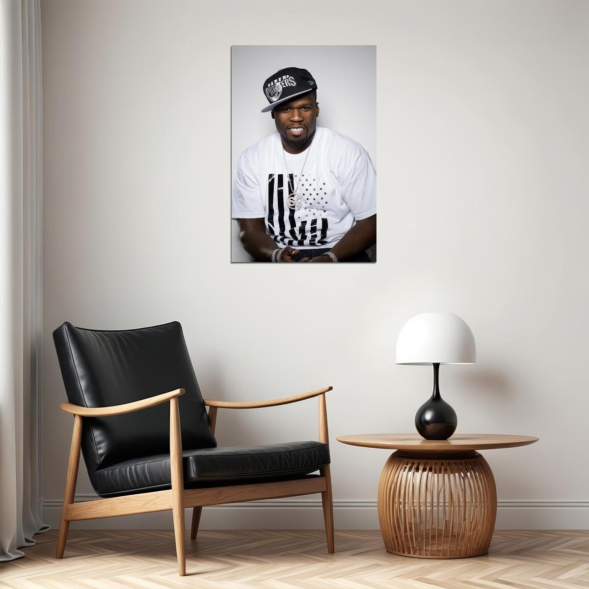 50 Cent Posed Actor Rapper Artist Poster Wall Art Print Home Wall Decor - xonomax