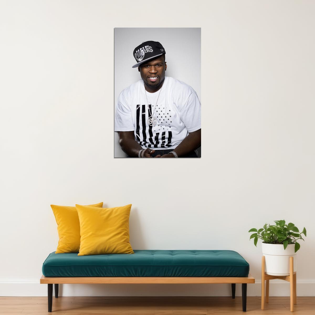 50 Cent Posed Actor Rapper Artist Poster Wall Art Print Home Wall Decor - xonomax