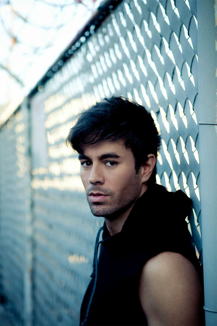 Enrique Iglesias Black Shirt Artist Singer Model Poster Wall Art Print Home Wall Decor - xonomax