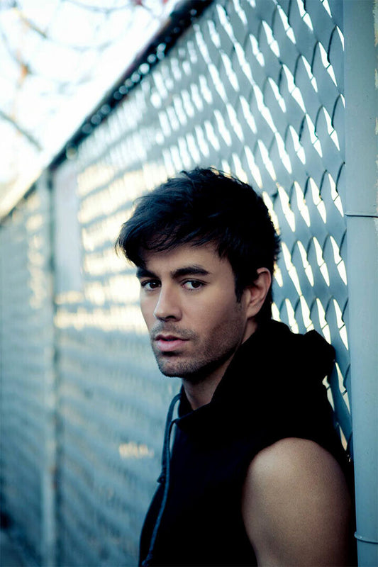Enrique Iglesias Black Shirt Artist Singer Model Poster Wall Art Print Home Wall Decor - xonomax