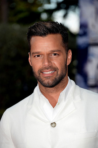 Ricky Martin White Jacket Photo Songwriter Poster Wall Art Print Home Wall Decor - xonomax