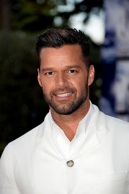 Ricky Martin White Jacket Photo Songwriter Poster Wall Art Print Home Wall Decor - xonomax