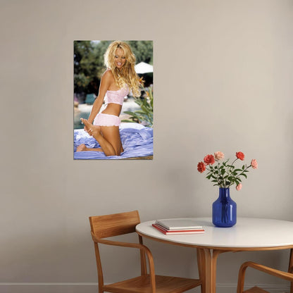 Pam Anderson Sexy Model Artist Cover Girl Posed Poster Wall Art Print Home Wall Decor - xonomax