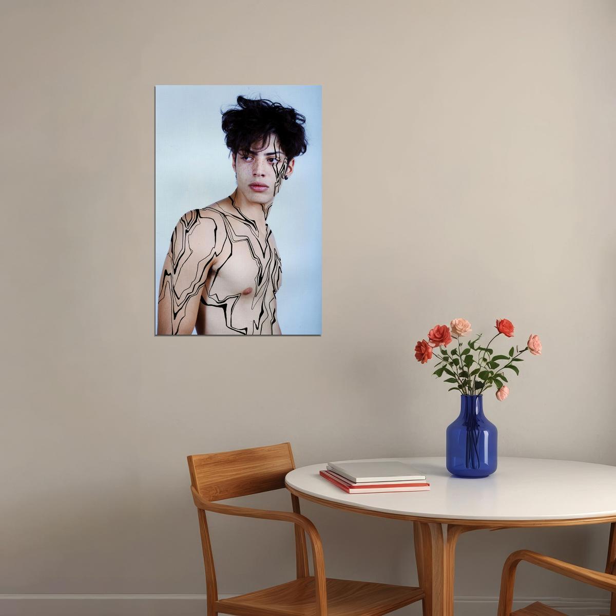 Body Art Figures Sexy Male Model Photo Poster Wall Art Print Home Wall Decor - xonomax