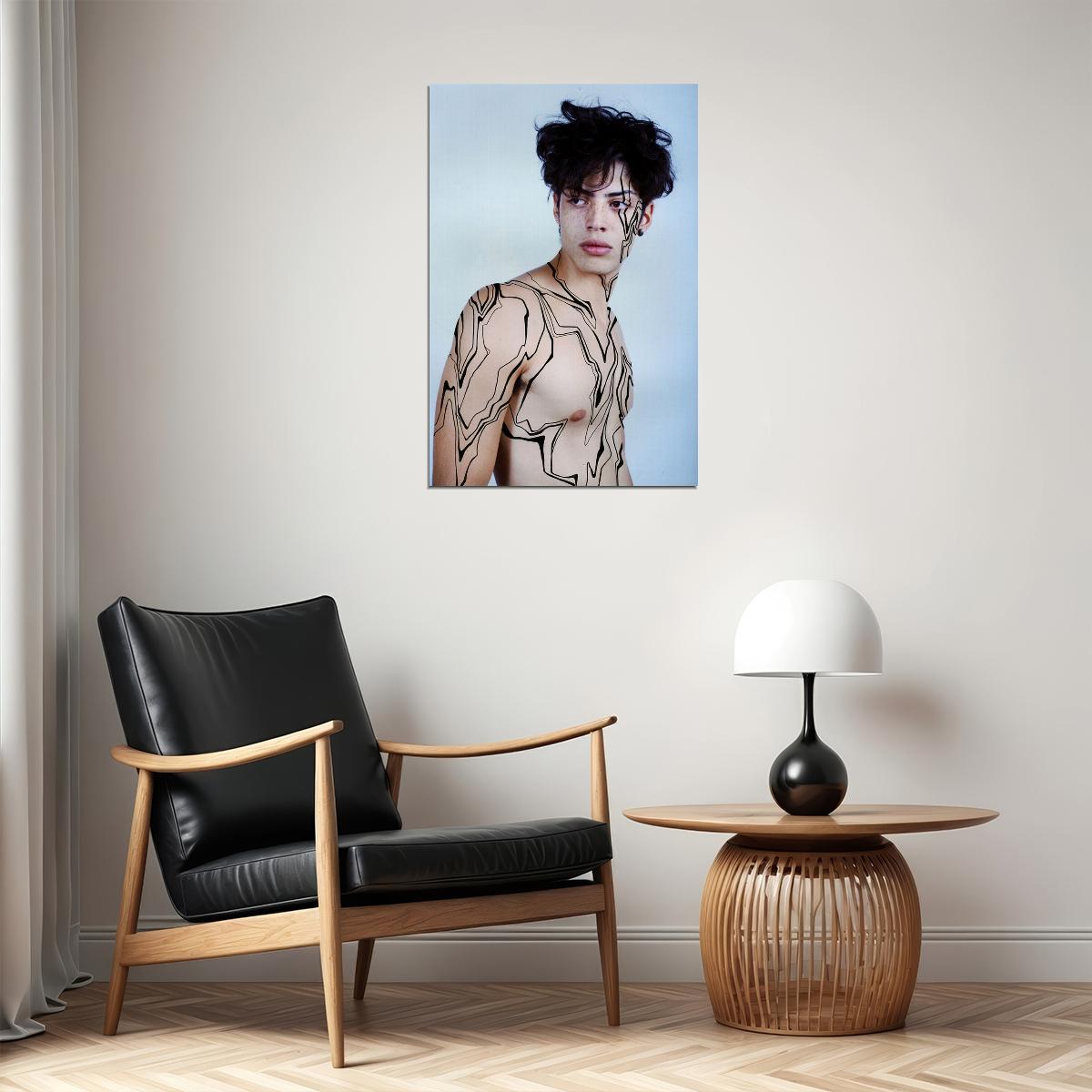 Body Art Figures Sexy Male Model Photo Poster Wall Art Print Home Wall Decor - xonomax