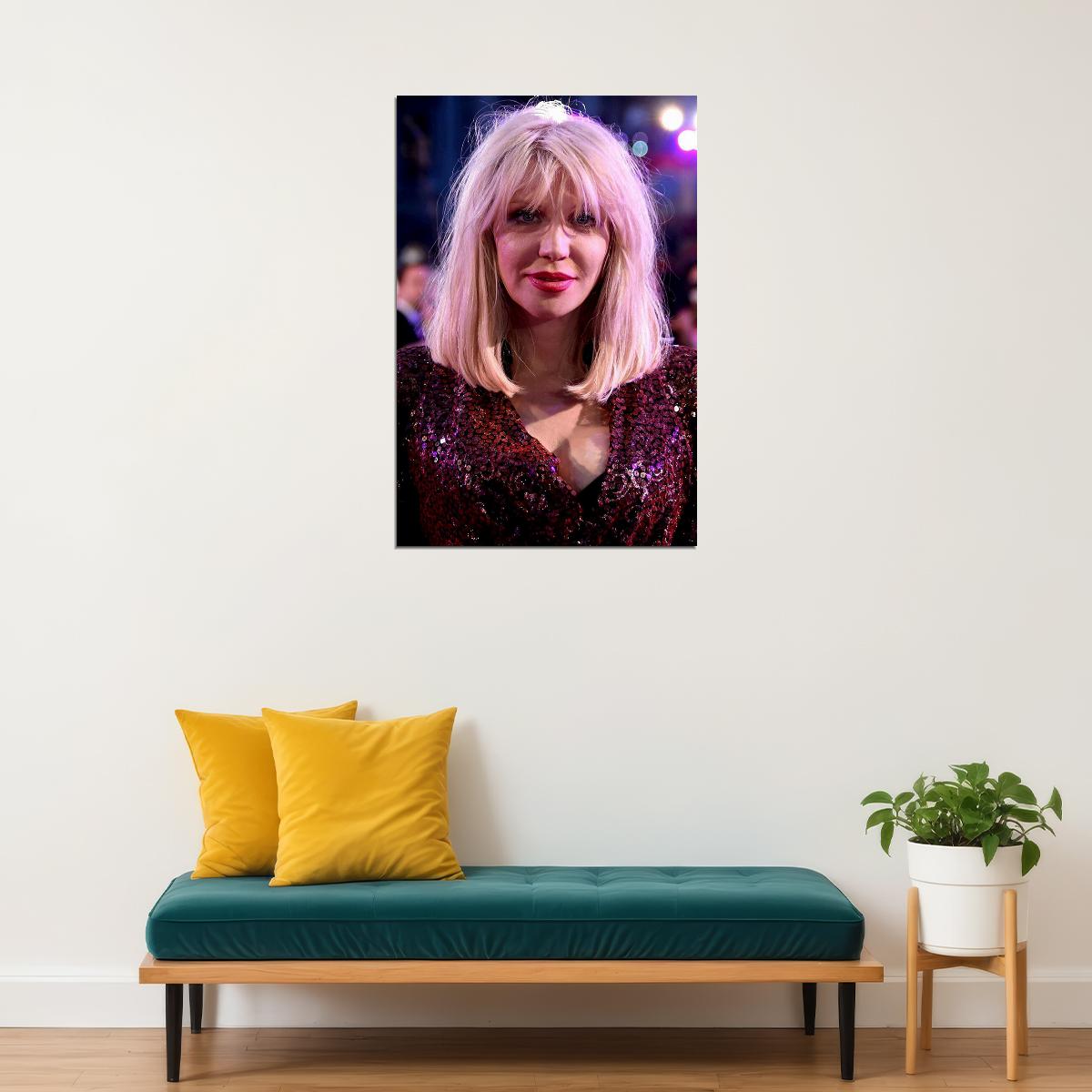 Courtney Love Musician Songwriter Artist Poster Wall Art Print Home Wall Decor - xonomax