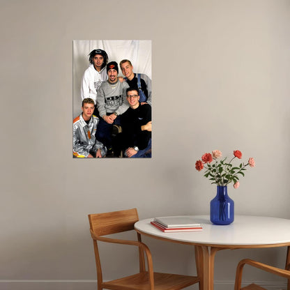 N Sync Portrait Pop Music Boy Group Singers Poster Wall Art Print Home Wall Decor - xonomax