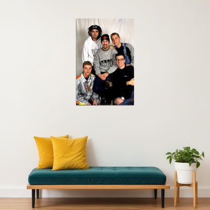 N Sync Portrait Pop Music Boy Group Singers Poster Wall Art Print Home Wall Decor - xonomax