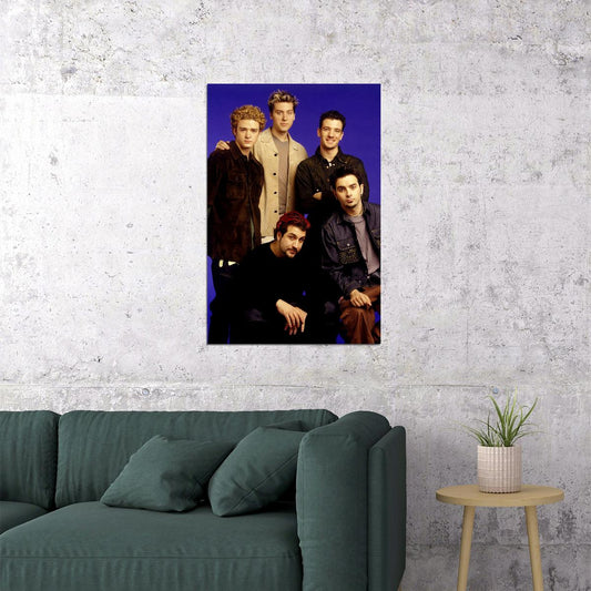 N Sync Portrait Pop Music Boy Group Musician Poster Wall Art Print Home Wall Decor - xonomax