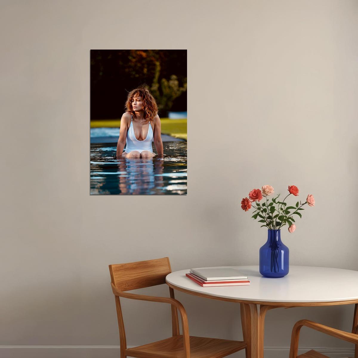 Jennifer Lopez Music Artist Pink Pants Poster Wall Art Print Home Wall Decor - xonomax