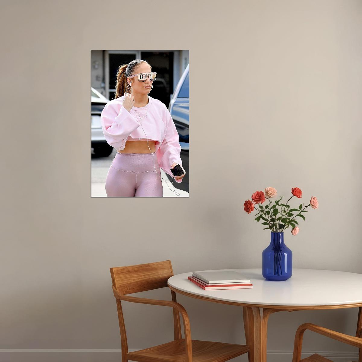 Jennifer Lopez Fashion Designer Dancer Artist Poster Wall Art Print Home Wall Decor - xonomax