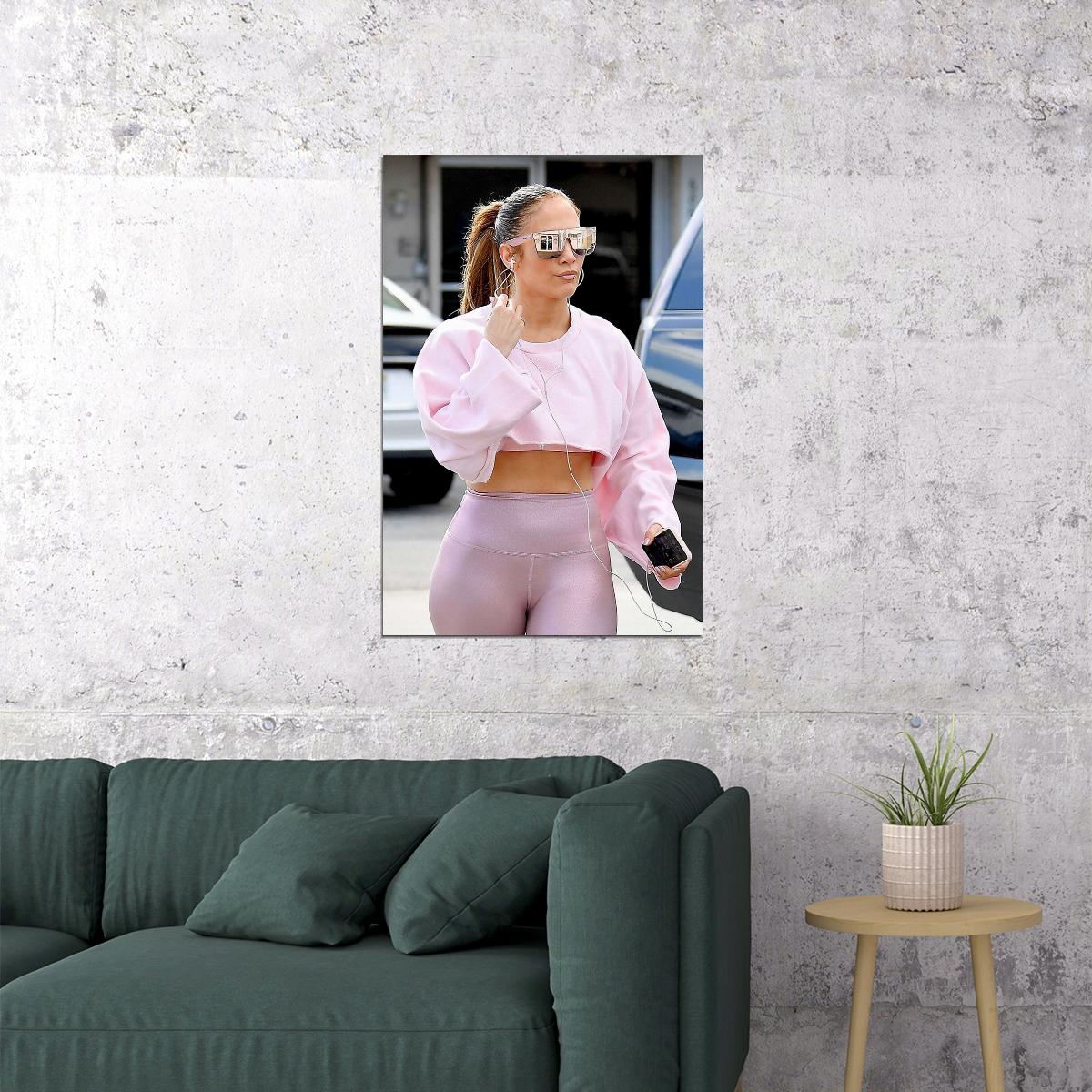 Jennifer Lopez Fashion Designer Dancer Artist Poster Wall Art Print Home Wall Decor - xonomax