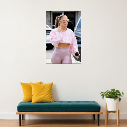Jennifer Lopez Fashion Designer Dancer Artist Poster Wall Art Print Home Wall Decor - xonomax